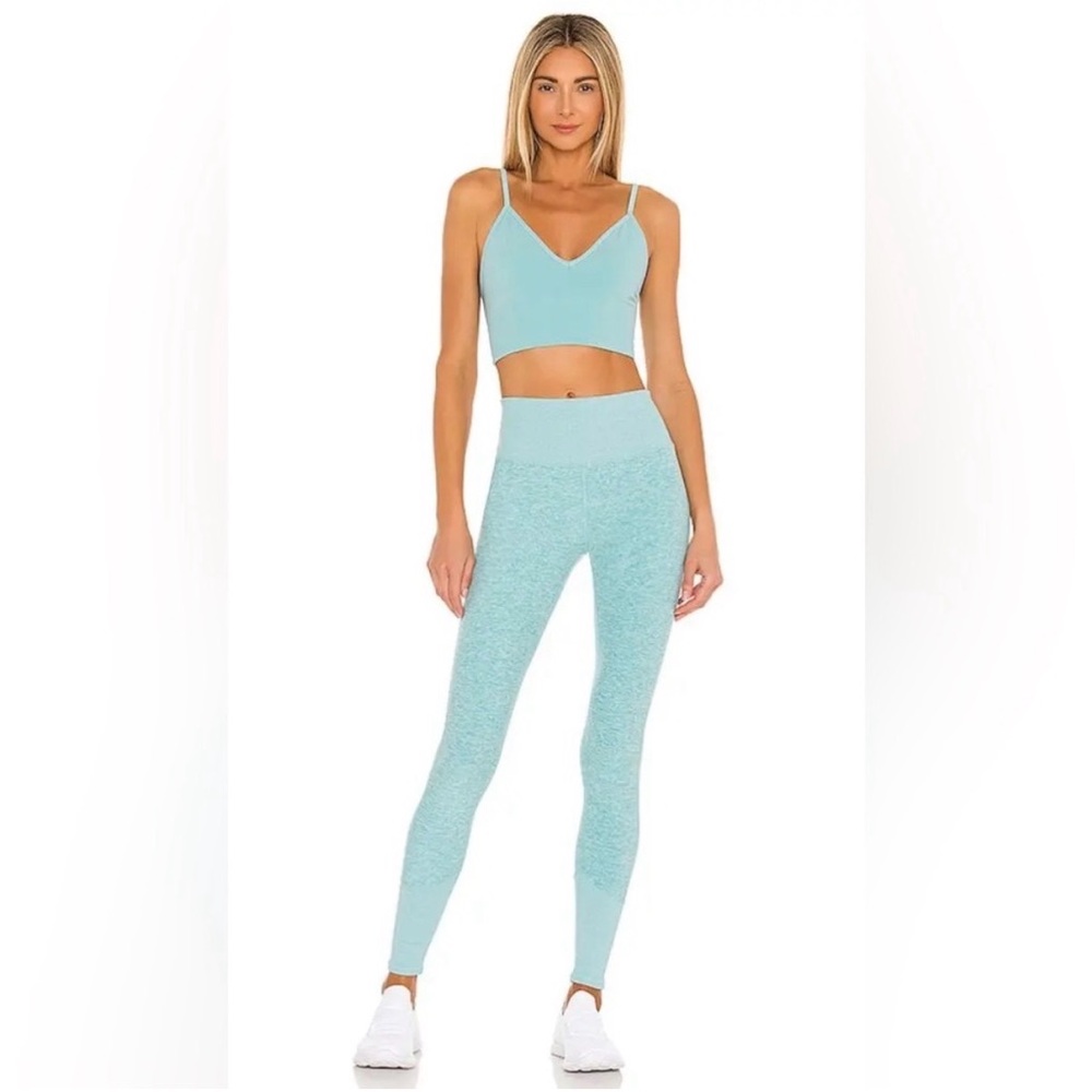alo High Waist Alosoft Lounge Legging Blue Quartz Heather Size Small